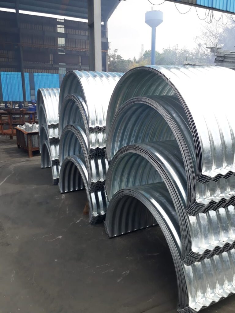 Beranda 4 Gorong-gorong baja bergelombang lapis galvanis produksi PT Primari Inrahm Utama